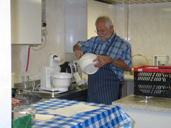 In unserer K�che wurden Apfelwaffeln gebacken.