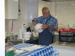 In unserer K�che wurden Apfelwaffeln gebacken.