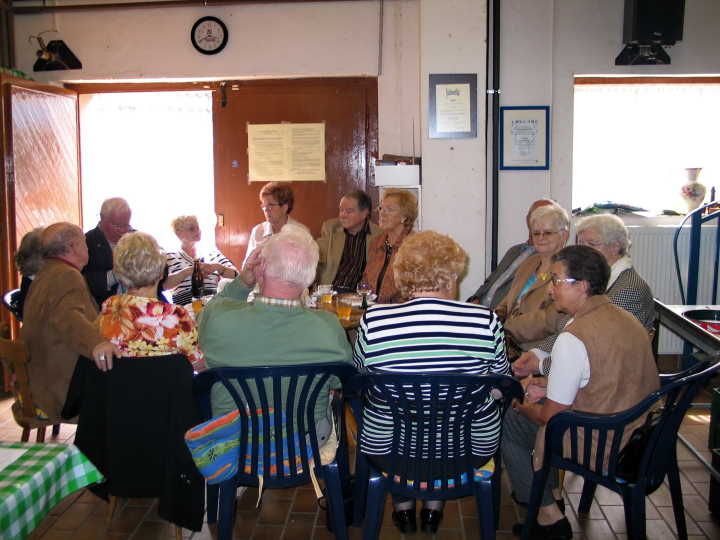 Die S�ngervereinigung war wieder zahlreich erschienen.