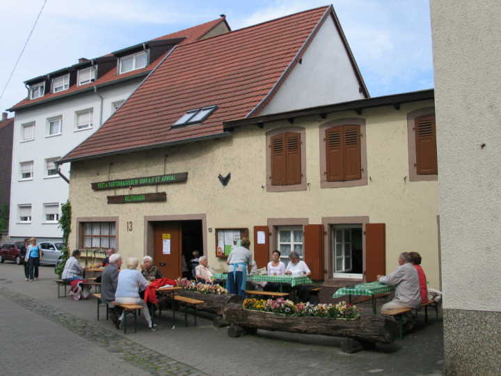 Auch das Wetter spielte mit, so dass man sich auch im Freien aufhalten konnte.
