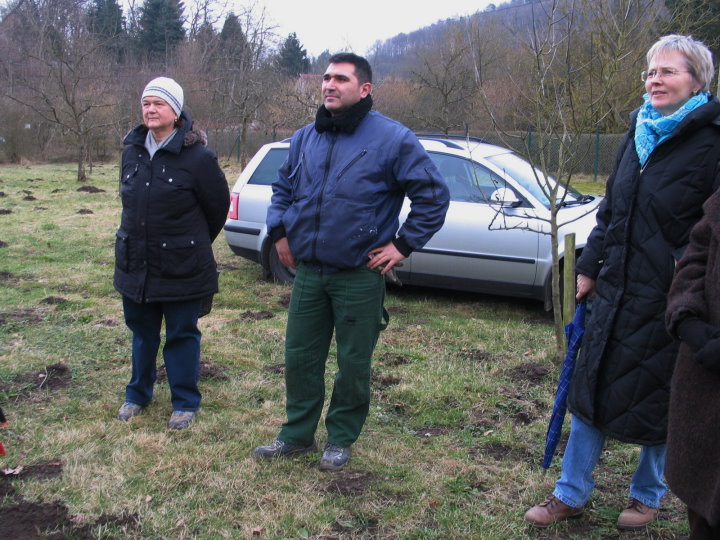 Franco geht ein paar Schritte zur�ck um den Schnitt zu planen.
