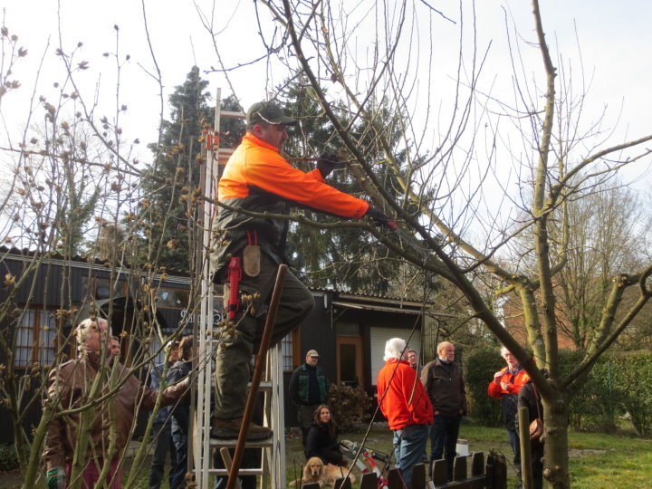 Franco in luftiger H�he.