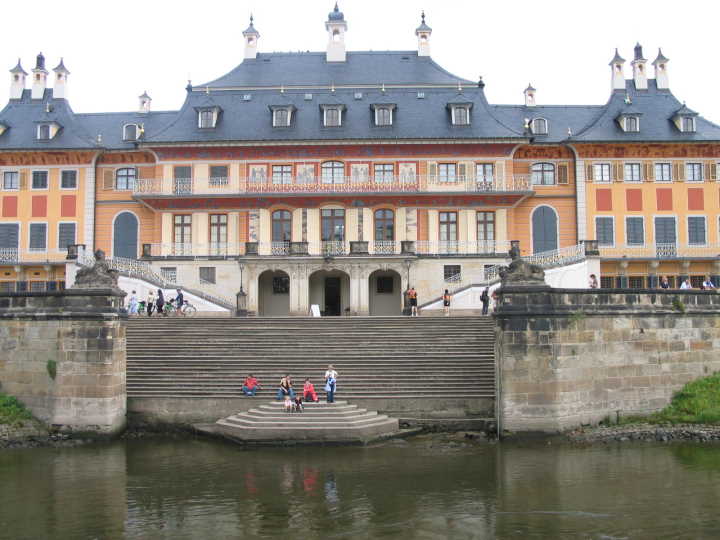 der erste Zielpunkt war Schloss und Park Pillnitz mit seinem interessanten Baumbestand und seiner alten Kamelie.
