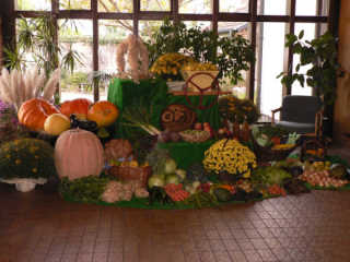 Erntedankdekoration im Albert-Schweitzer-Haus