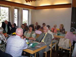 S�ngervereinigung vor ihrem Auftritt