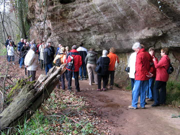 Auf dem mittleren Felsenweg gab es immer Interessantes zu sehen.