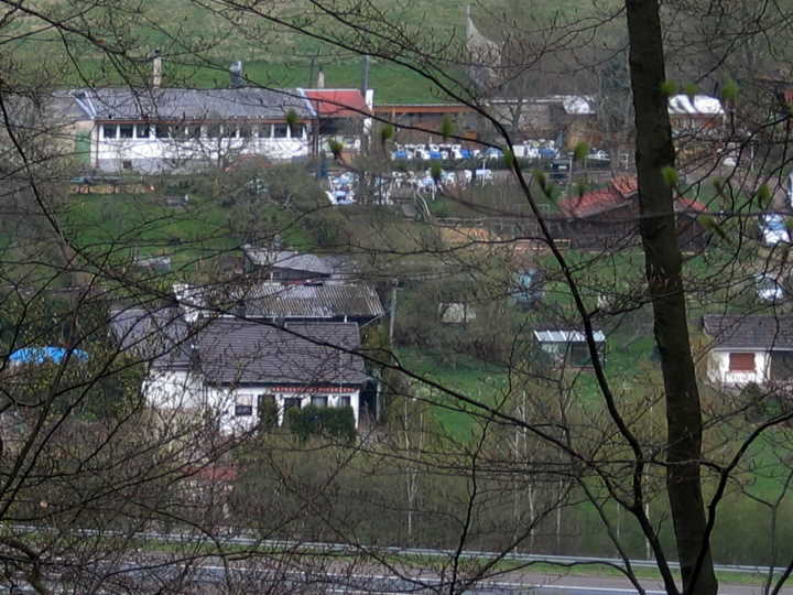 Von der Ferne konnten wir unser Vereinsheim Waldblickschenke erkennen.