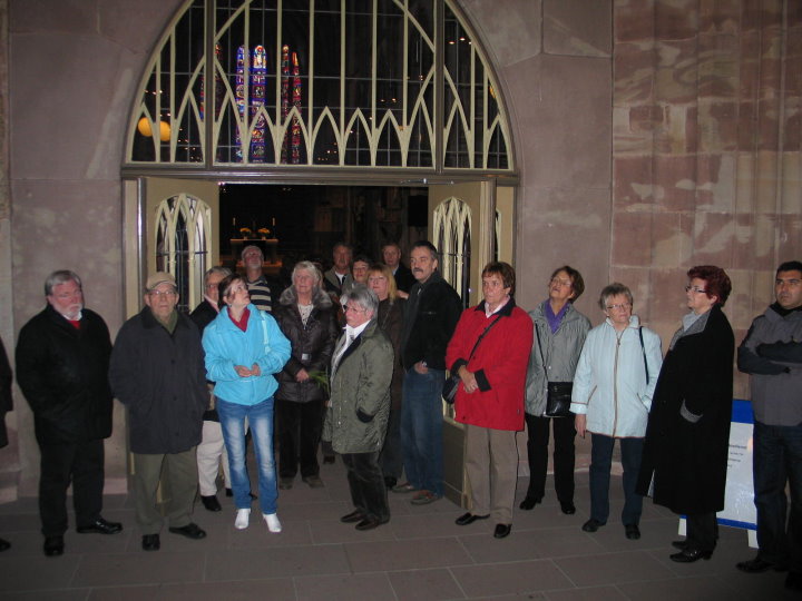 Gespannt folgten wir den Ausf�hrungen des Herrn Grund.