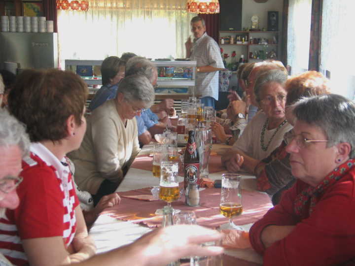 Abschluss in geselliger Runde