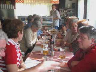 Abschluss in geselliger Runde