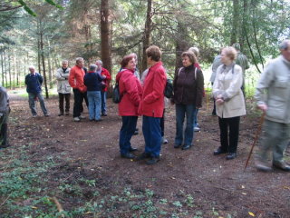 Immer wieder wurde angehalten um Neues zu erfahren.