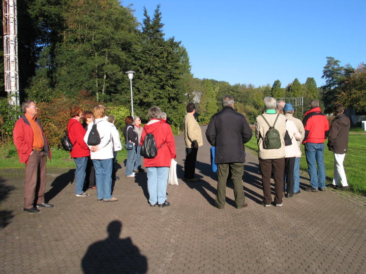 Unterwegs konnte Hans immer wieder Interessantes berichten.