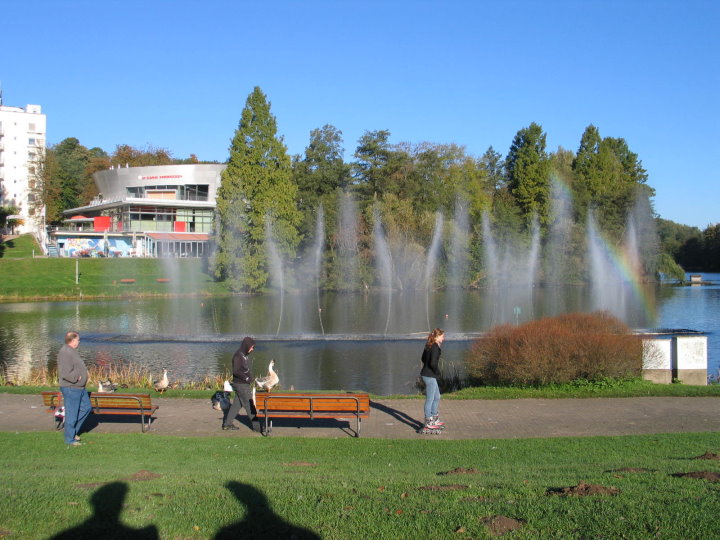 Auch die Wasserorgel wurde „bestaunt“.