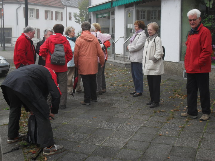 Treffpunkt am Markt und es war kalt -5 Grad Celsius-