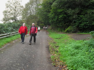 Kurz vor unserem Ziel ging es bergab.