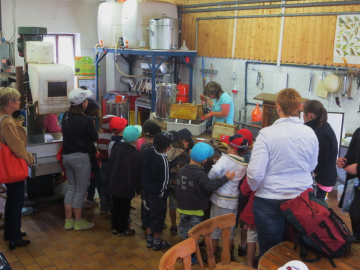 Jetzt wurde der Wachs entfernt und geschleudert. 