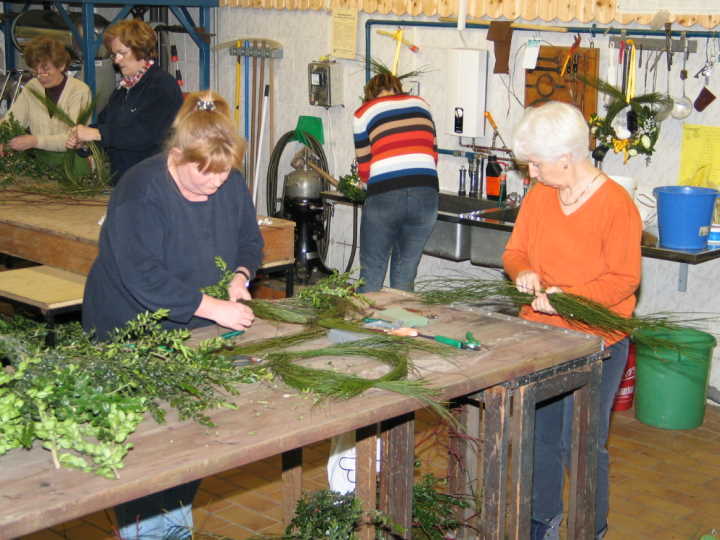 Eifrig bei der Sache