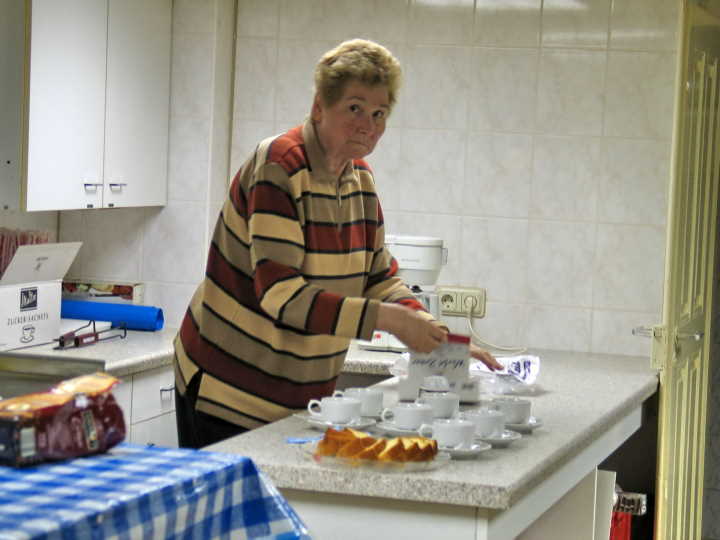 Auch f�rs Leibliche, also mit Kaffee und Kuchen war gesorgt.