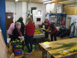 Es wurde eifrig gebastelt