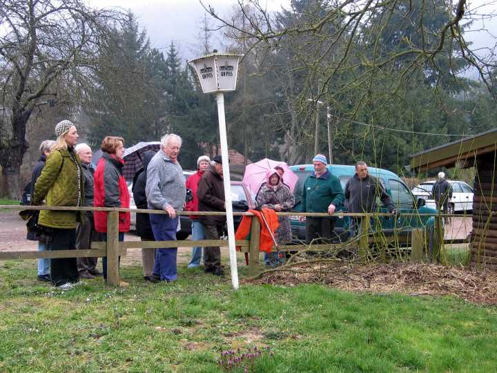 Bereits an der Grillh�tte wurde ein bereits durchgef�hrter Schnitt erl�utert.