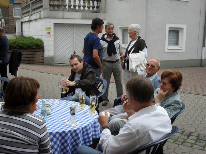 Am Stammtisch gab es immer gute Gespr�che