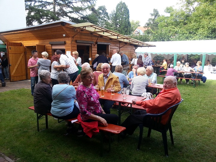 Langj�hrige Mitglieder bei bester Laune