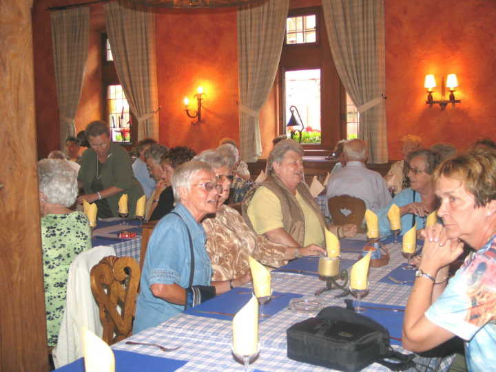 Mittagessen in Obernai