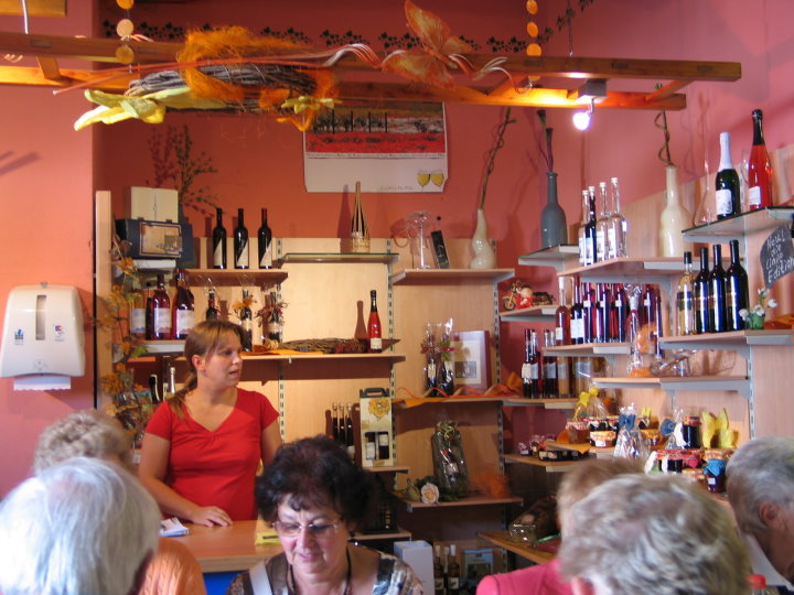 Nach dem Mittagessen empfing uns der Winzer Roland Bernhardt der vieles �ber Wein zu berichten wusste. 