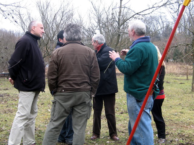 Es wurden auch die Probleme der Besucher besprochen.