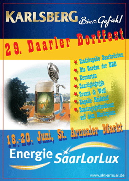 Bei der Neuauflage des Daarler Dorffestes war der  Obst- und Gartenbau-Verein und die Daarler Dabbesse f�r die Kinderbetreuung zust�ndig.