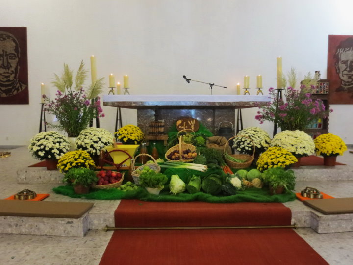 Dekoration in St. Pius