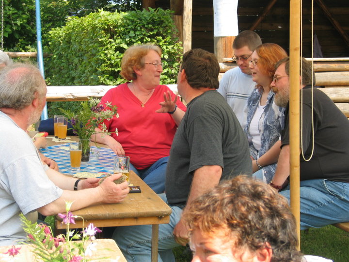 eben Familiengrillfest
