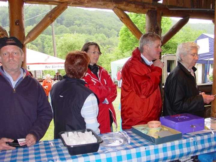 Der Spiesbraten war es wert zu warten.