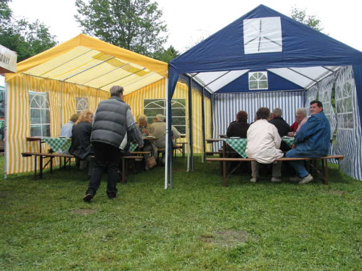 Trotz schlechtem Wetter besuchten uns unsere treuen Mitglieder.