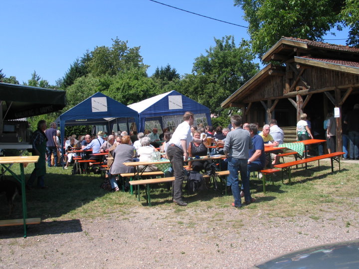 Bereits am fr�hen Morgen reger Betrieb.