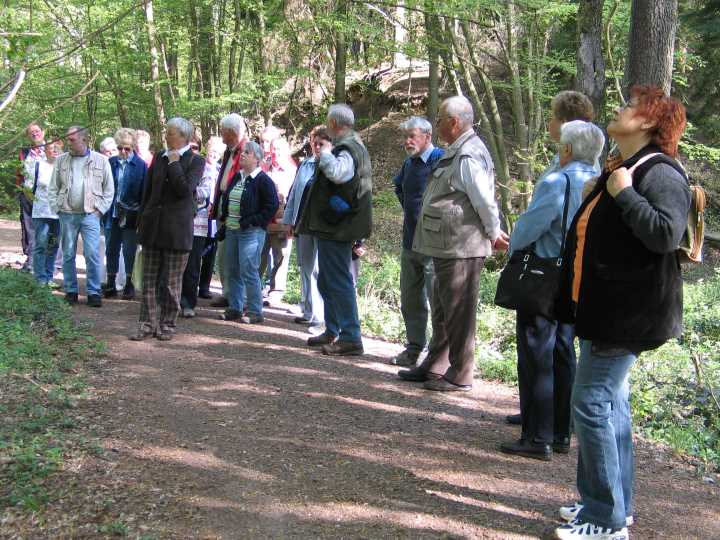 Hans Vogeley wusste vieles �ber Flora und Fauna zu berichten.