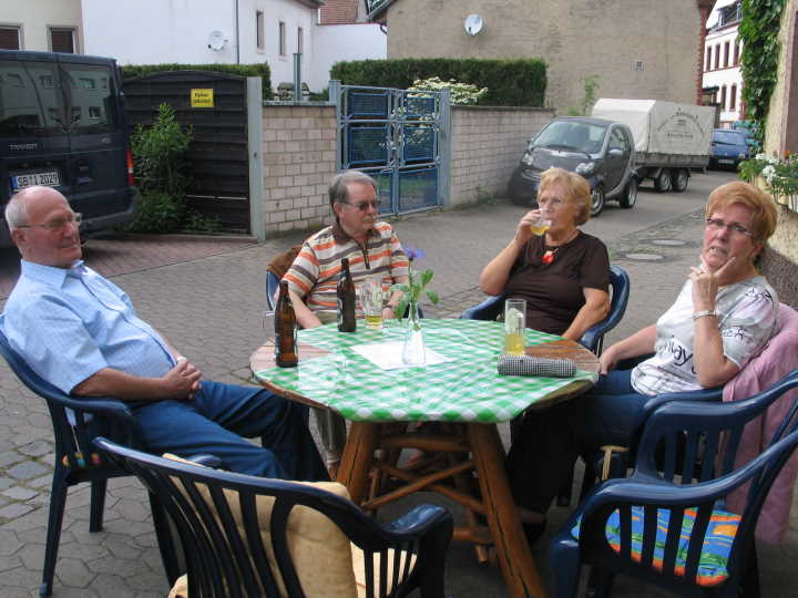 Mitglieder der S&auml;ngervereinigung St. Arnual