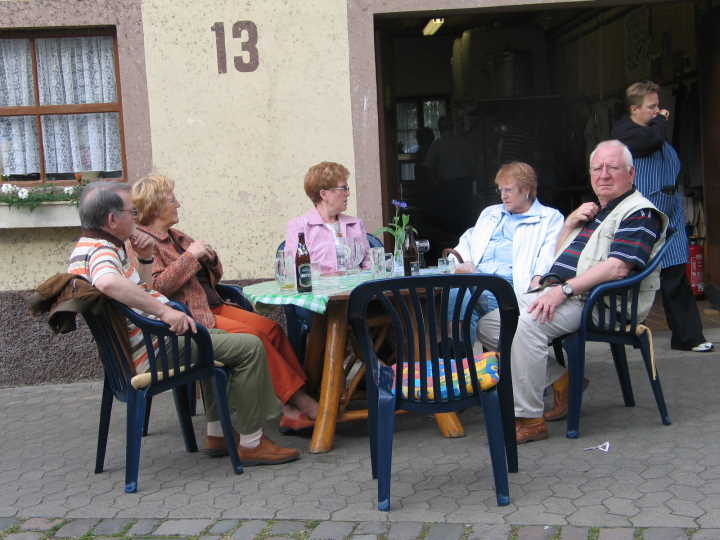 Der Stammtisch war immer gut besetzt