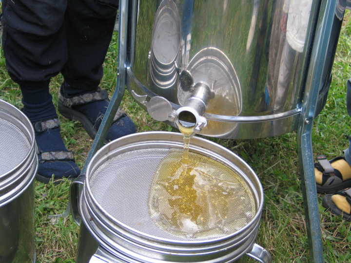 l�uft aus der Schleuder