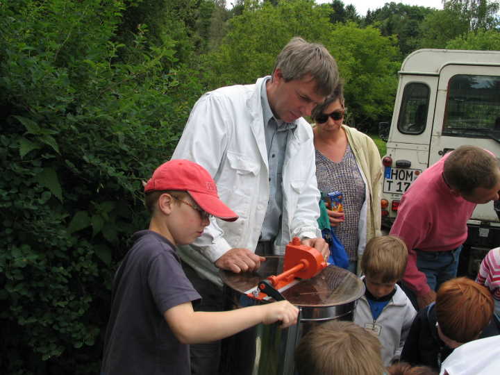 es wird kr�ftig geschleudert