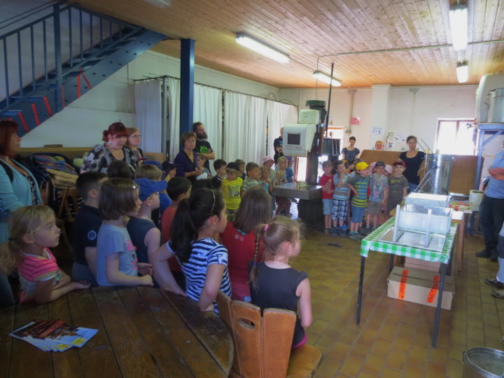 Bereits in der ersten Gruppe waren bereit über 60 Kinder gekommen. 