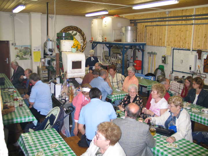 Am verregneten Sonntag war das Kelterhaus gut besucht.