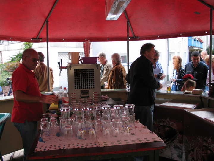 Der Rundstand war �Kommunikationszentrum�.