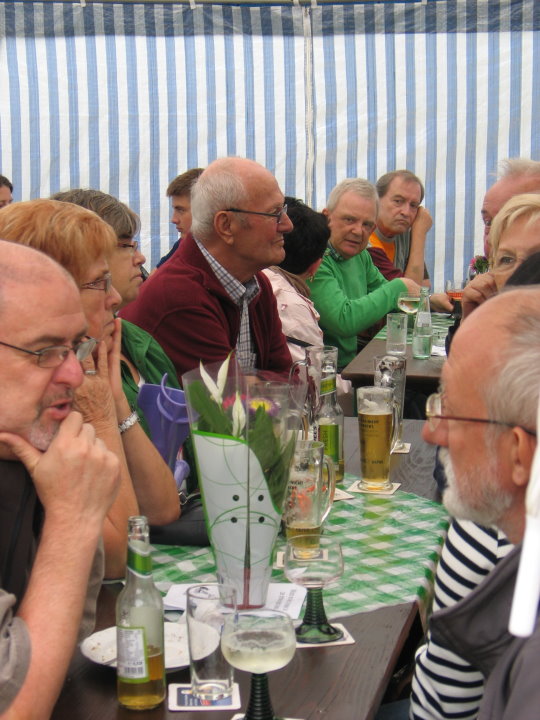 Auch die Vereinsvertreter besuchten uns.