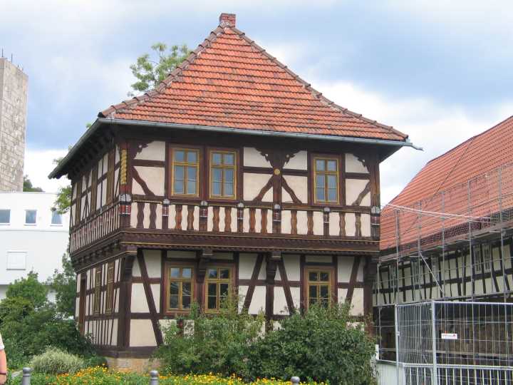 Am ersten Tag besuchten wir Suhl und konnten dort sehr sch�ne Fachwerkh�user besichtigen