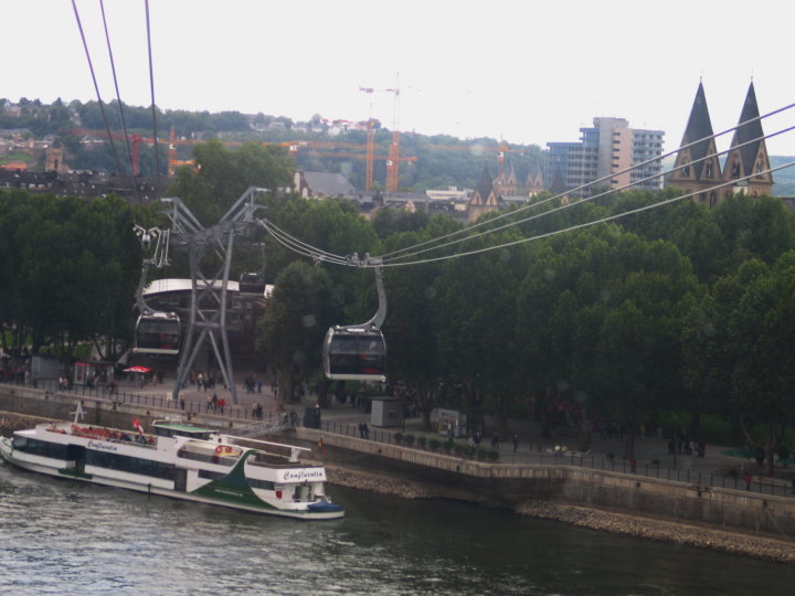 Mit der Seilbahn zum „unteren Teil“ der BUGA