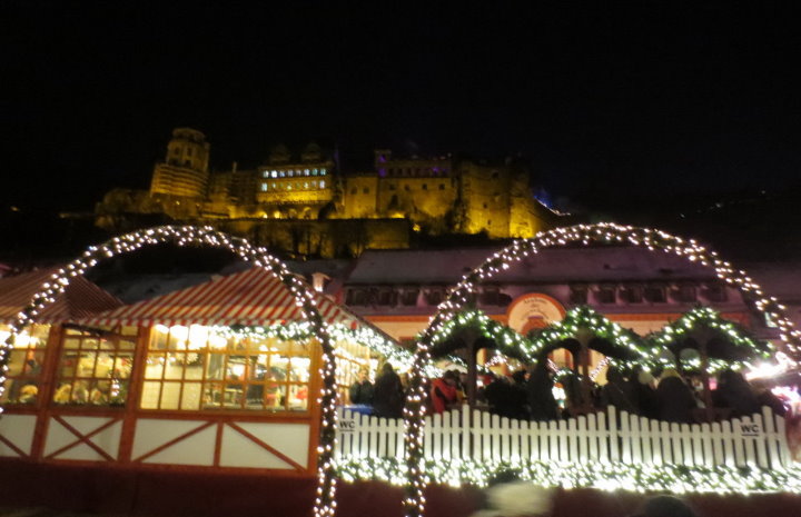 Blick zum Heidelberger Schloss.