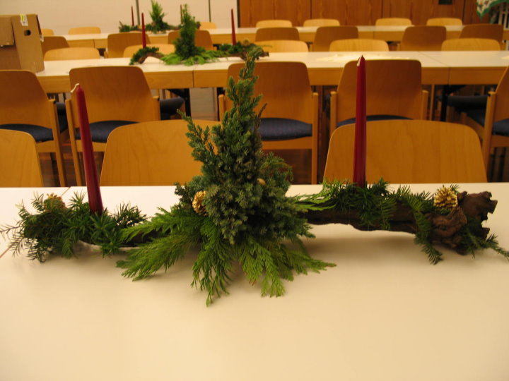 Weihnachtliche Dekoration von unserem Fachberater Werner Schneider